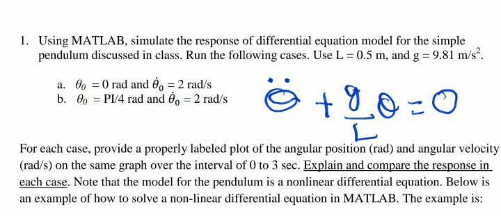 1-using-matlab-simulate-the-response-of-chegg