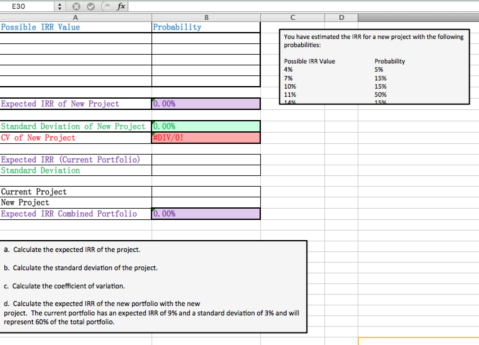 Solved a. Calculate the expected IRR of the project. b. | Chegg.com