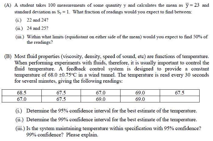 (a) A Student Takes 100 Measurements Of Some Quantity 