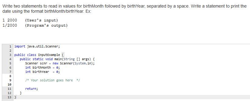 JAVA homework help - fill in to complete the code so | Chegg.com