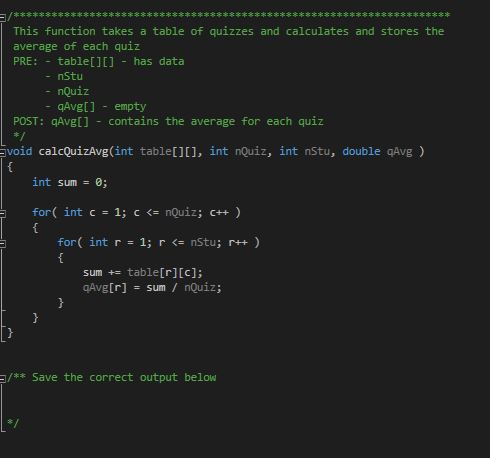 Solved CIS 22B: Homework 2B 2D Arrays This Program Cal1s A | Chegg.com