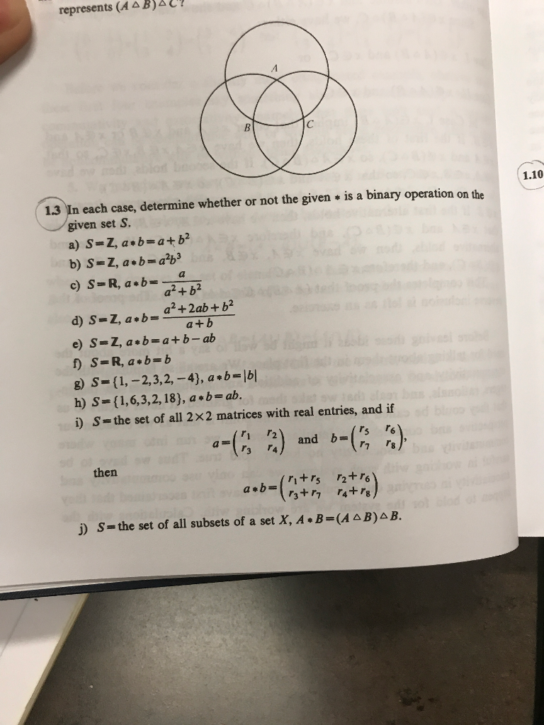 Solved In Each Case, Determine Whether Or Not The Given * | Chegg.com