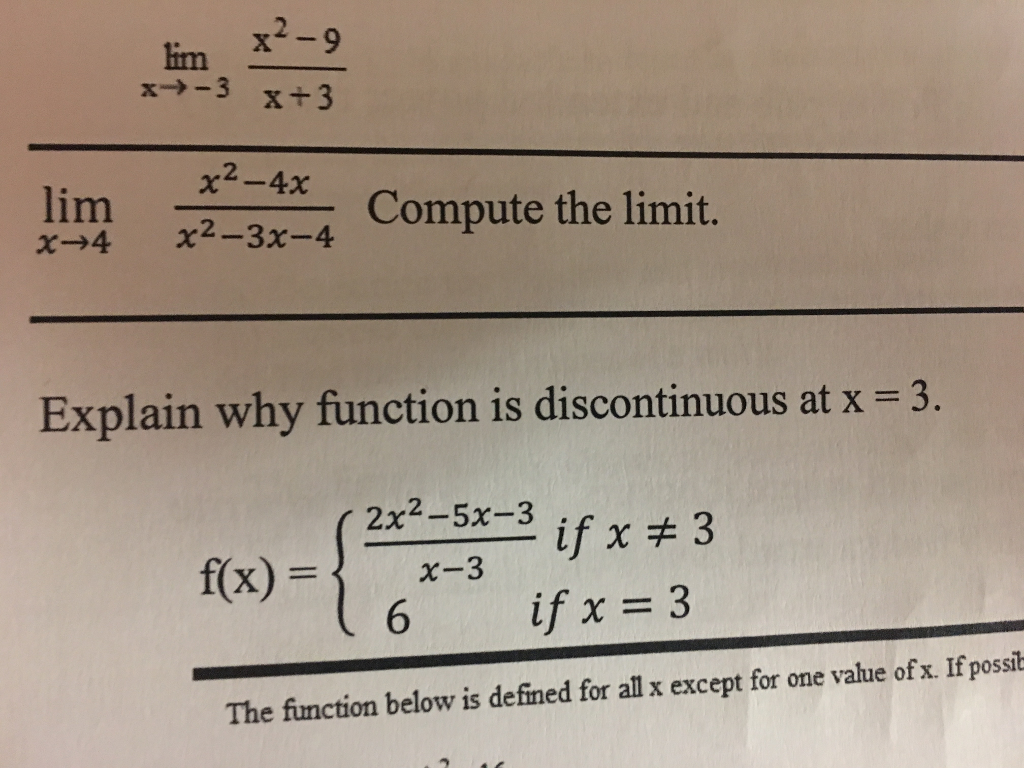 solved-lim-x-rightarrow-3-x-2-9-x-3-lim-x-rightarrow-4-chegg
