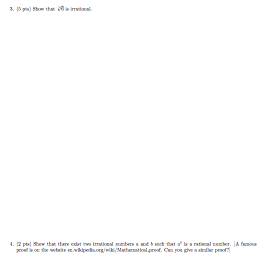 show that 6 2 root 3 is an irrational number