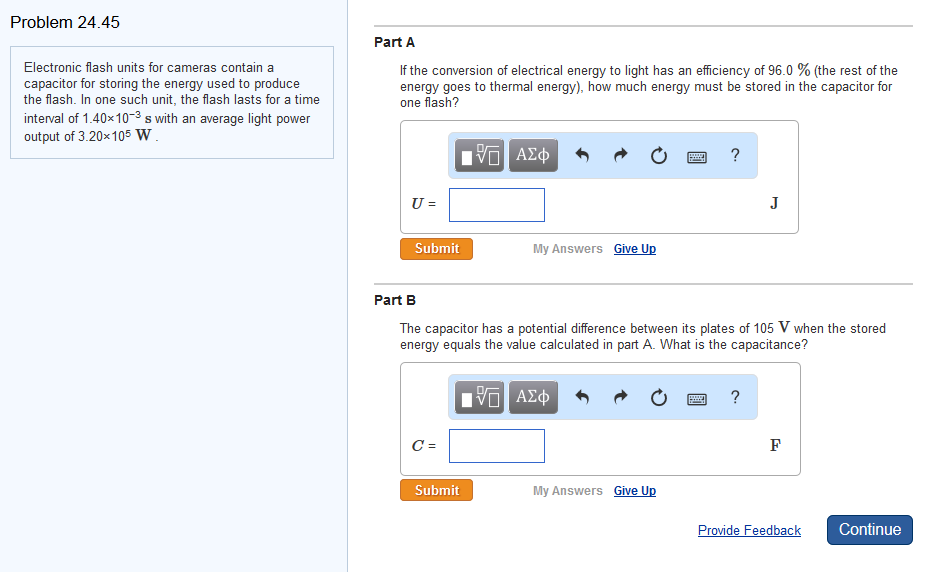 Solved Electronic flash units for cameras contain a