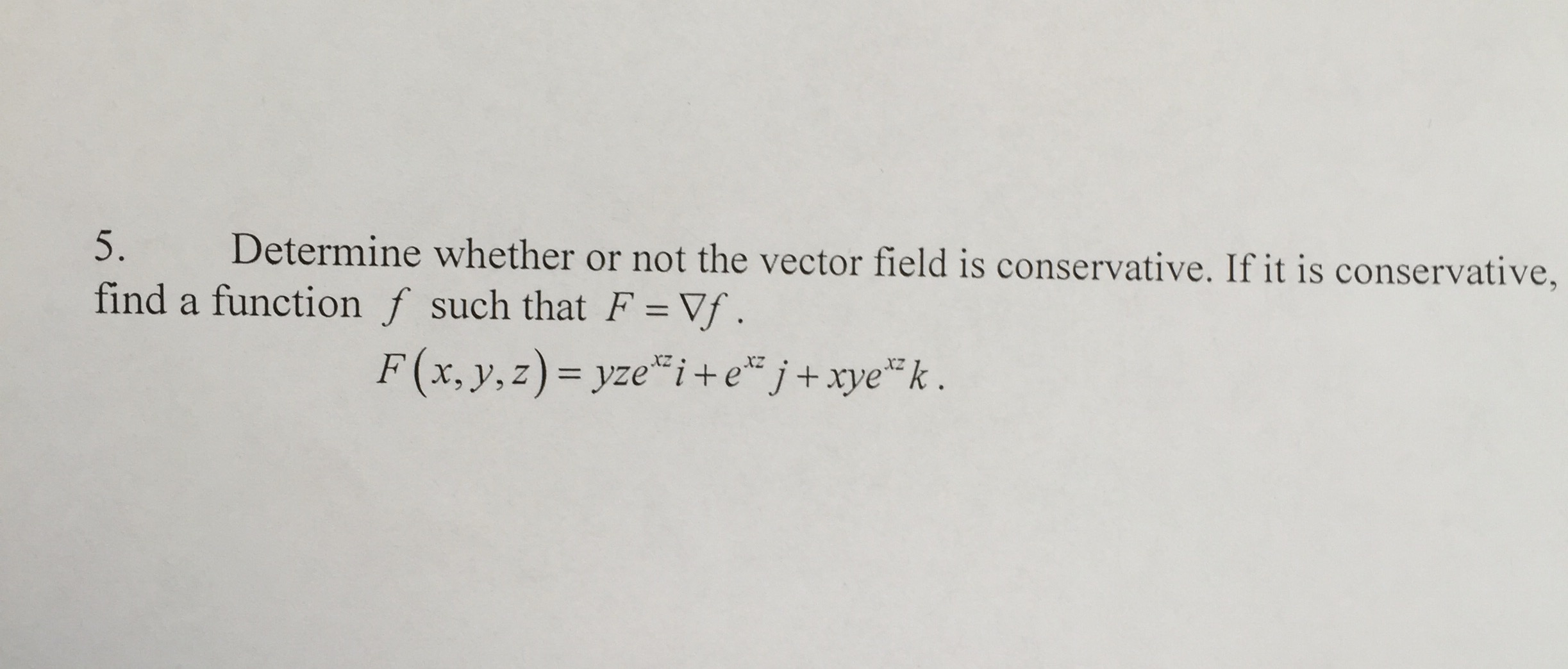 Conservative Math Solved Determine whether or not the vector field is | Chegg.com