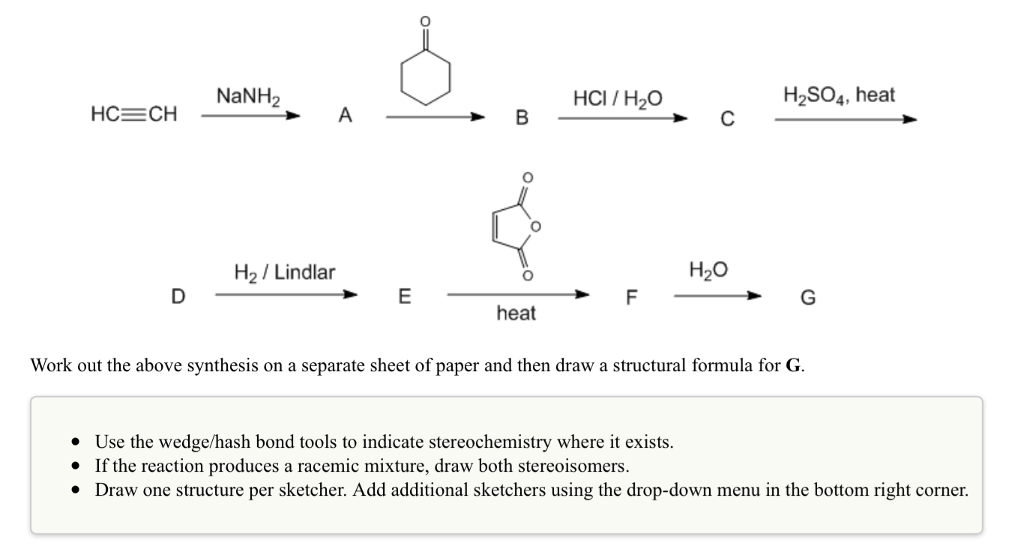 Solved Work out the above syntheisi on a separate sheet of