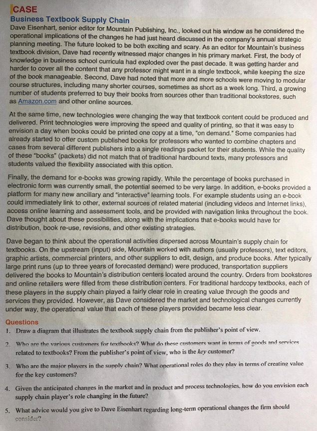 I need the solution to the case study on page 22 | Chegg.com