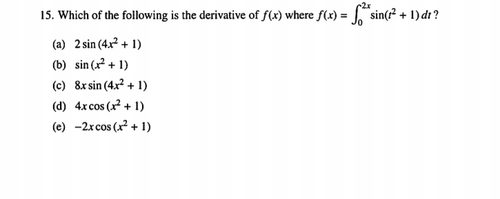 solved-2-x-15-which-of-th-ollowing-is-the-derivative-of-f-chegg