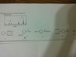 Solved which structure is consistent with this H NMR | Chegg.com