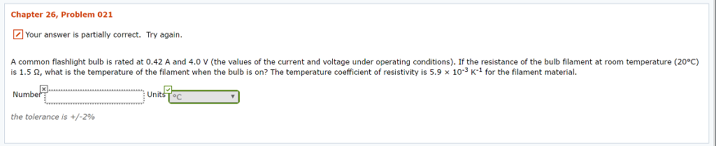 Solved Chapter 26, Problem 021 Your answer is partially | Chegg.com