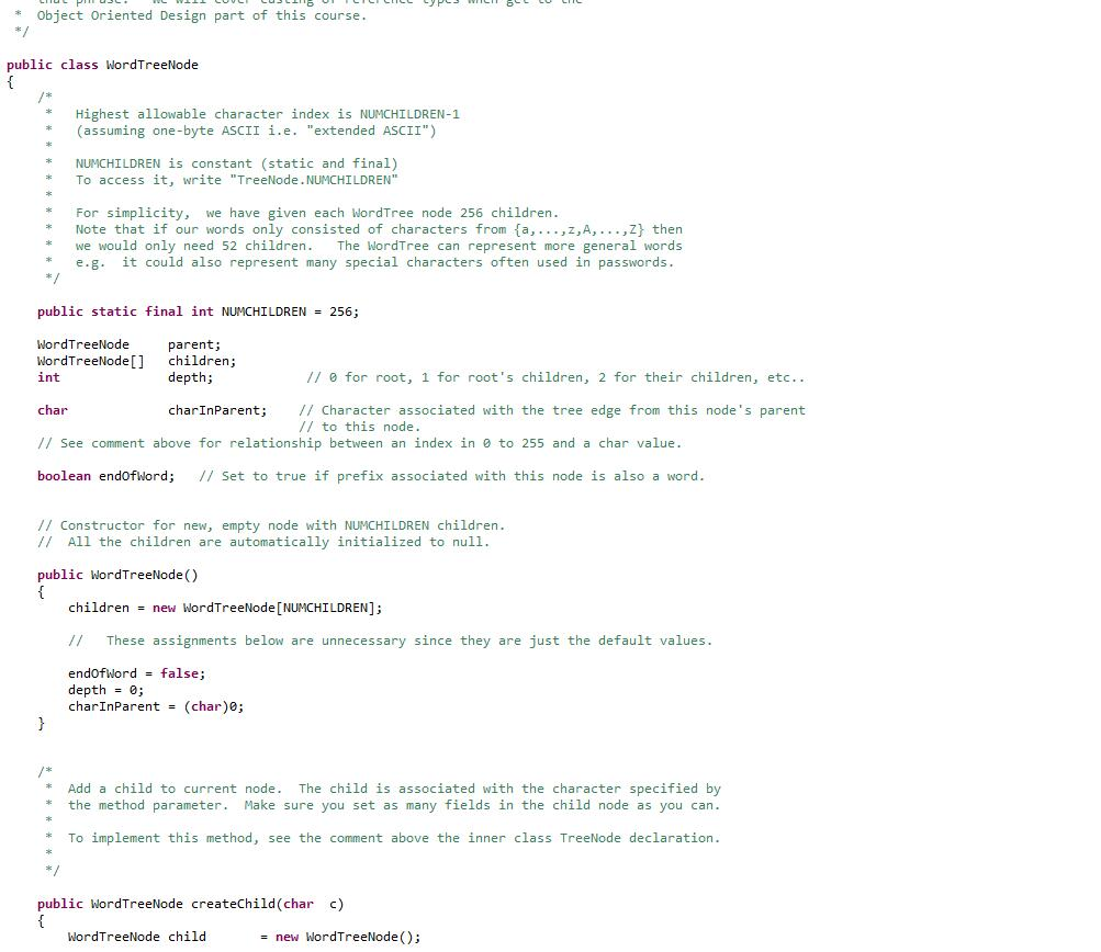 Word Scramble Syntax By Using Java Solved WordTree Data Structure Here we define a special kind | Chegg.com