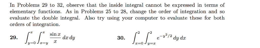 Solved In Problems 7 to 18 evaluate the double integrals | Chegg.com