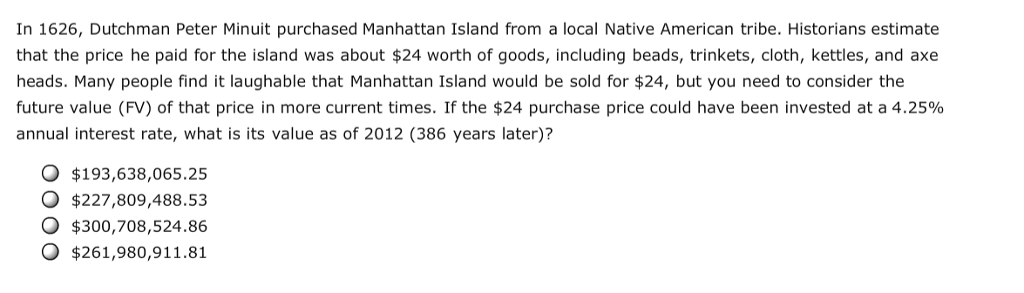 Solved In 1626 Dutchman Peter Minuit Purchased Manhattan Chegg solved-in-1626-dutchman-peter-minuit-purchased-manhattan-chegg