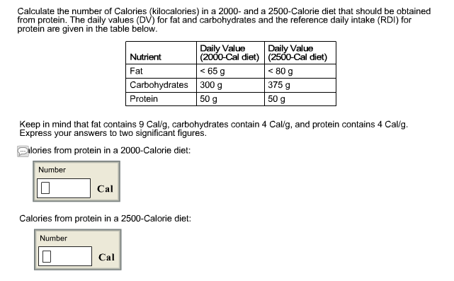 Solved Calculate The Number Of Calories (kilocalories) In A | Chegg.com