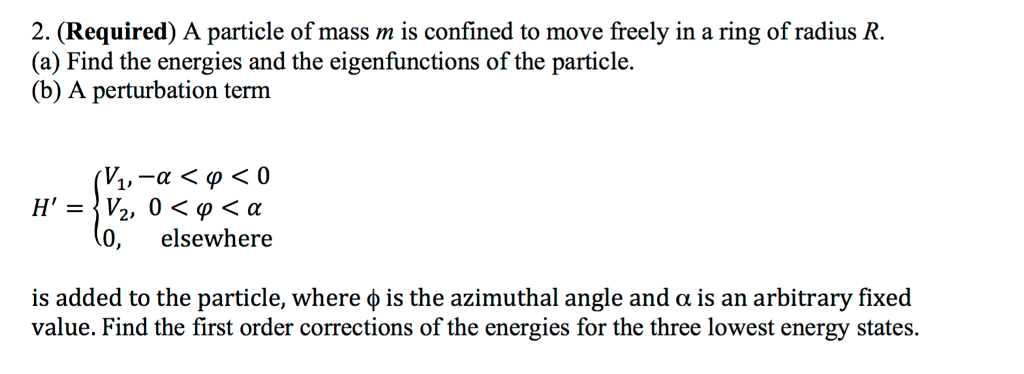 Solved A particle of mass m is confined to move freely in a | Chegg.com