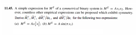 Solved 11.45. A simple expression for ME of a symmetrical | Chegg.com