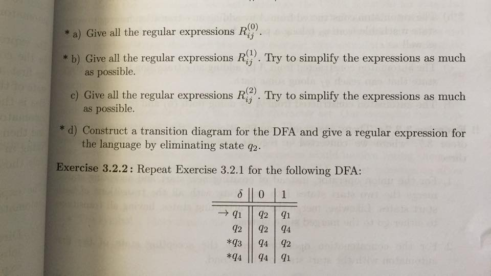 Solved The Questions (a), (b), (c) And (d) To Exercise 3.2.2 | Chegg.com