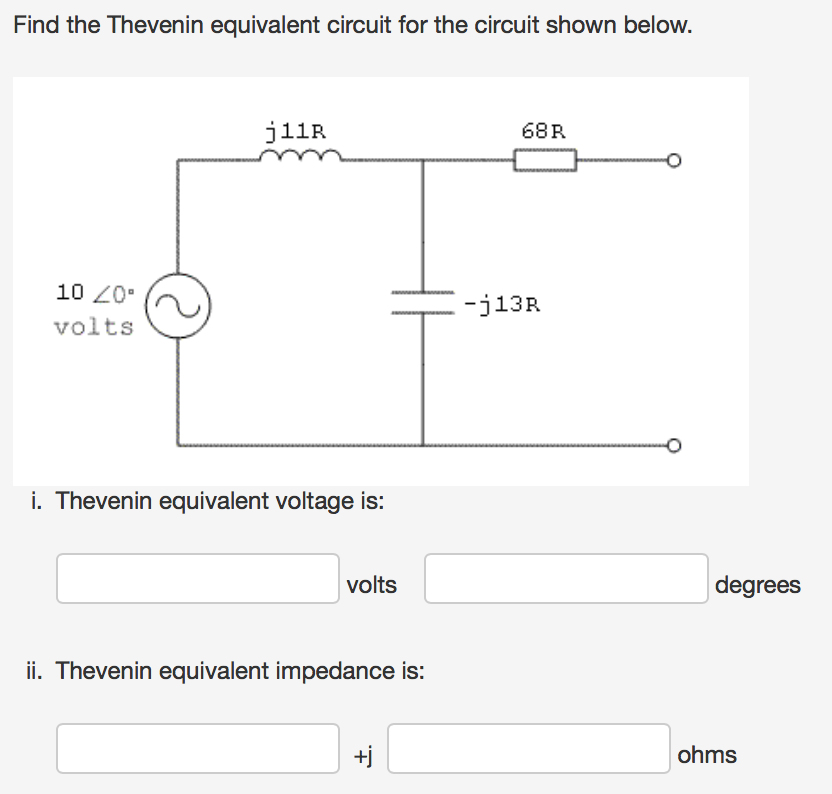 Solved Find the Thevenin equivalent circuit for the circuit | Chegg.com