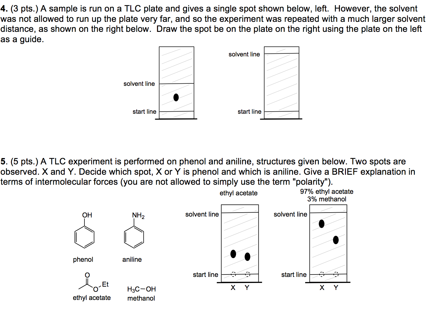 solved-a-sample-is-run-on-a-tlc-plate-and-gives-a-single-chegg