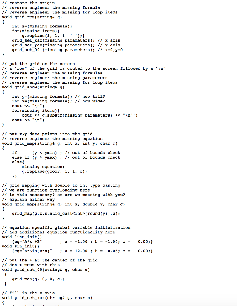 Project Simulated graphing of X,Y coordinates | Chegg.com
