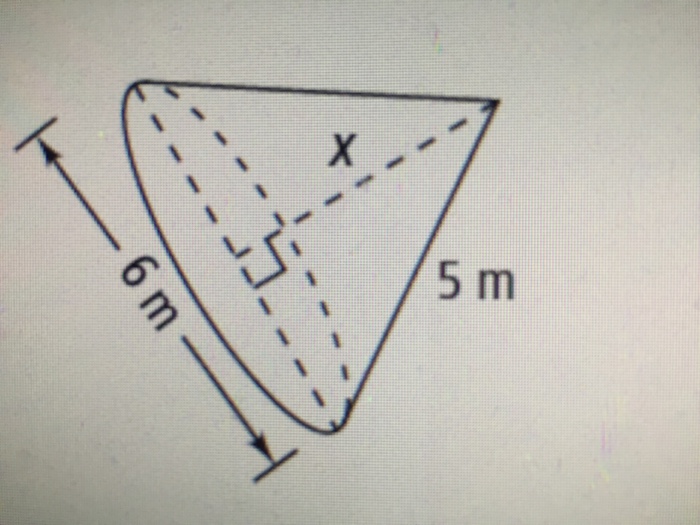 solved-what-is-the-value-of-x-if-the-volume-of-the-cone-is-chegg