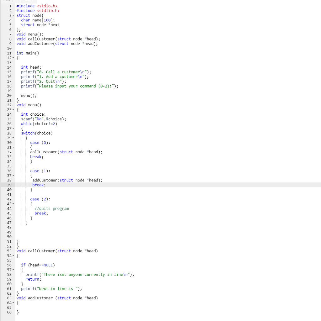 Attached is the c code i have done so far for the | Chegg.com