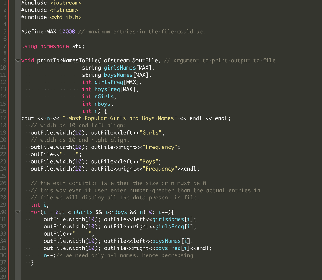 Solved stdin stdout stdout 5 Most Popular Girls a command | Chegg.com
