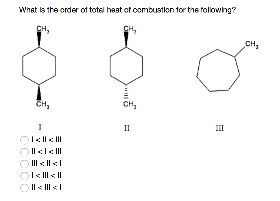 Solved What is the order of ring strain per CH2 group in the | Chegg.com