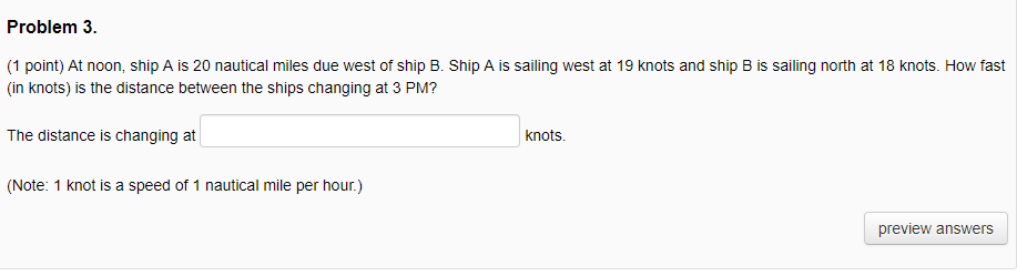 Solved At noon ship A is 20 nautical miles due west of ship