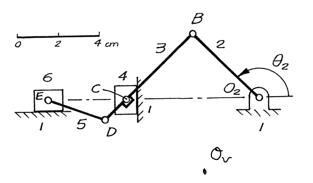 Solved P2. Consider the mechanism shown below with input | Chegg.com