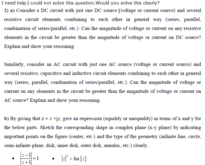 Consider a DC circuit with just one DC source | Chegg.com