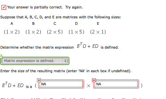 Solved Suppose That A, B, C, D, And E Are Matrices With The | Chegg.com