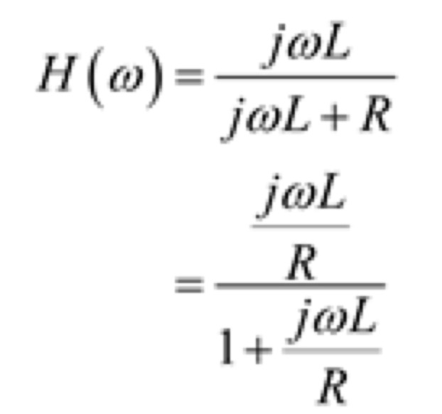 Solved H omega j omega L j omega L R j omega L R 1