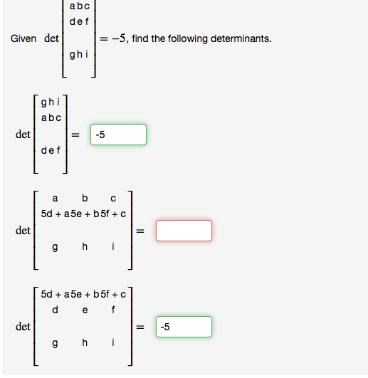 Solved Abc Def Given Det 5 Find The Following Chegg Solved Abc Def Given Det 5 Find The Following Chegg