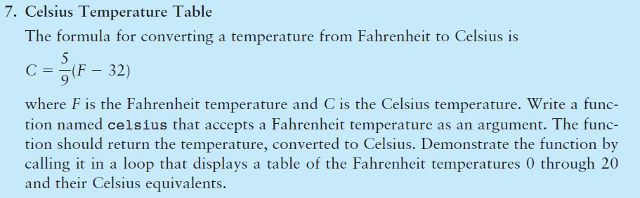 formula for temperature conversion from f to c