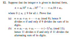 Solved Suppose that the integer n is given in decimal form, | Chegg.com