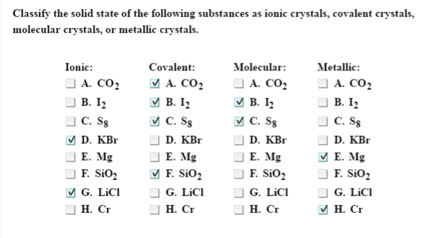 solved-classify-the-solid-state-of-the-following-substances-chegg