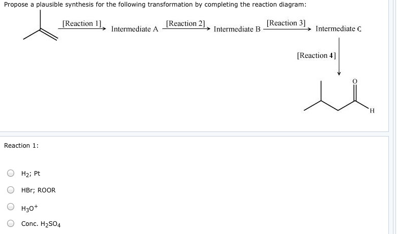 Propose A Plausible Synthesis For The Following Transformation By ...