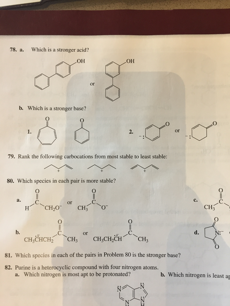 solved-78-a-which-is-a-stronger-acid-oh-oh-or-b-which-is-chegg