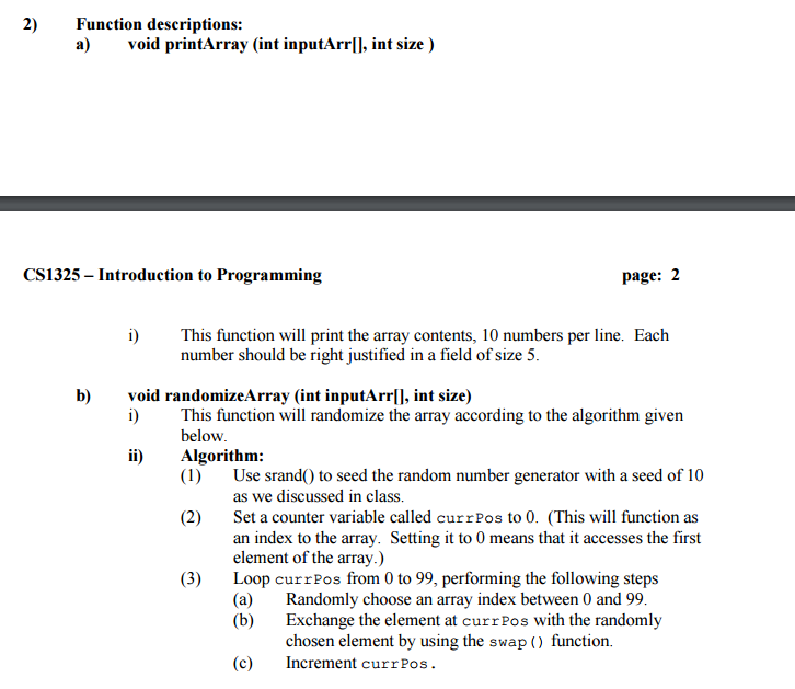 Solved Your fifth assignment will consist of one C program. | Chegg.com