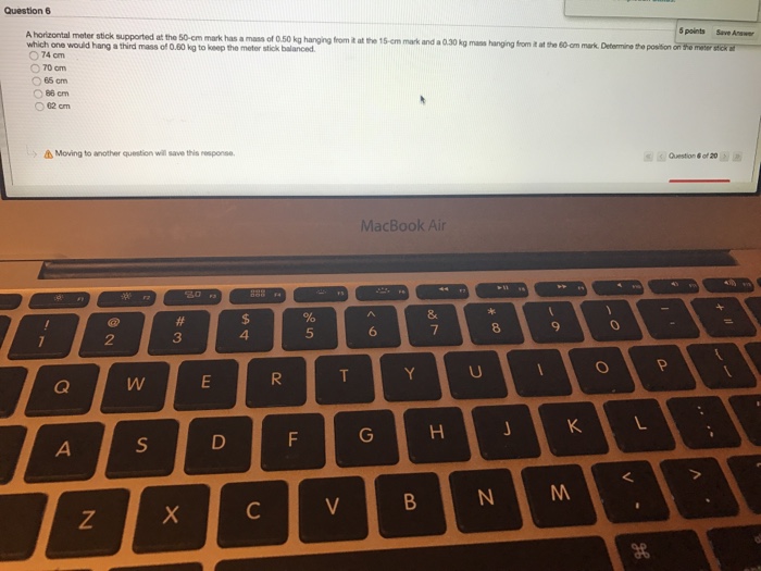 Solved A horizontal meter stick supported at the 50-cm mark | Chegg.com