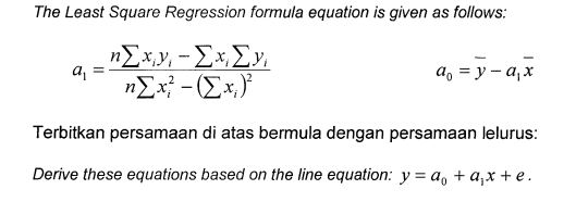 solved-the-least-square-regression-formula-equation-is-given-chegg