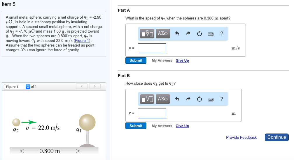 Solved A Small Metal Sphere, Carrying A Net Charge Of Q_1 = | Chegg.com