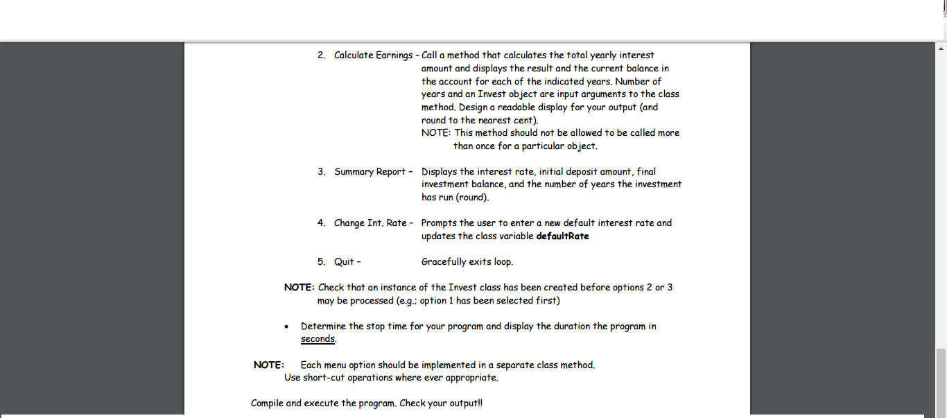 Solved ASSIGNMENT Loop Processing I. Define a Java class as | Chegg.com