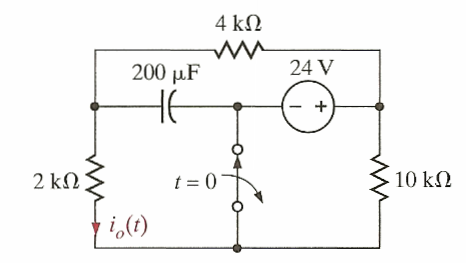 Solved Electrical Engineering In the following transient | Chegg.com