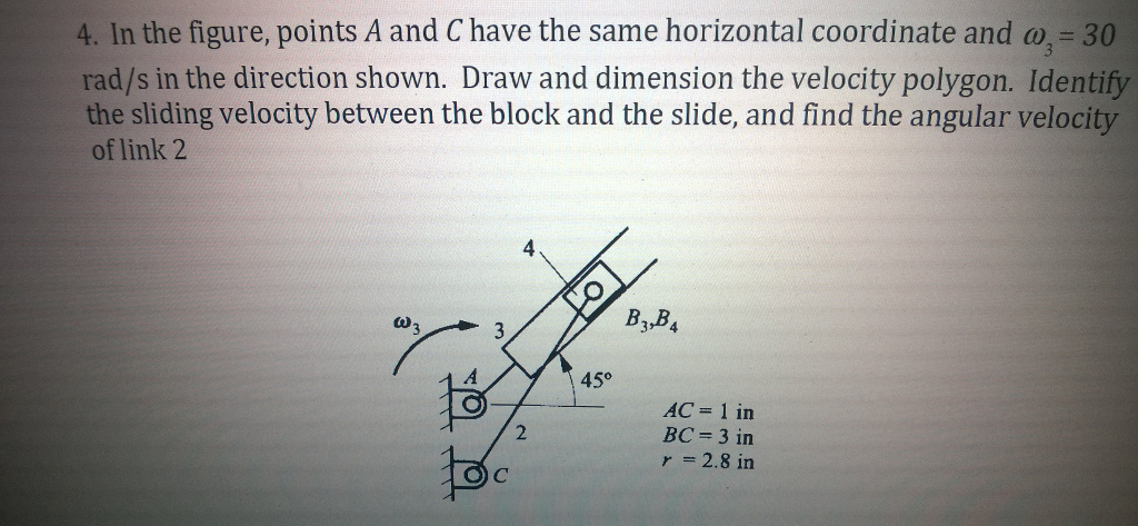 Solved 4. In the figure, points A and C have the same | Chegg.com