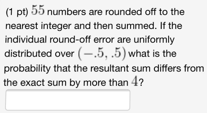 Solved 55 numbers are rounded off to the nearest integer and | Chegg.com