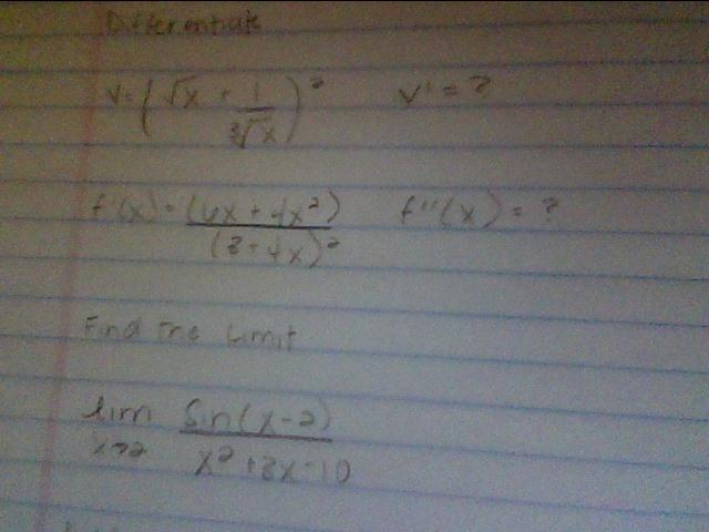 differentiate-find-the-limit-lim-sin-x-2-x2-chegg