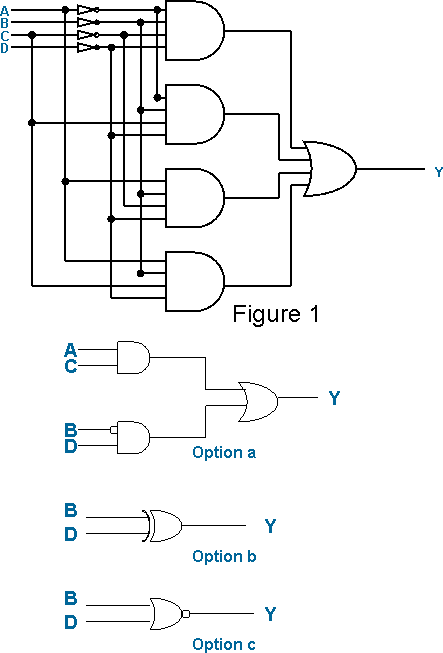 Solved For circuit shown, which option gives the equivalent, | Chegg.com